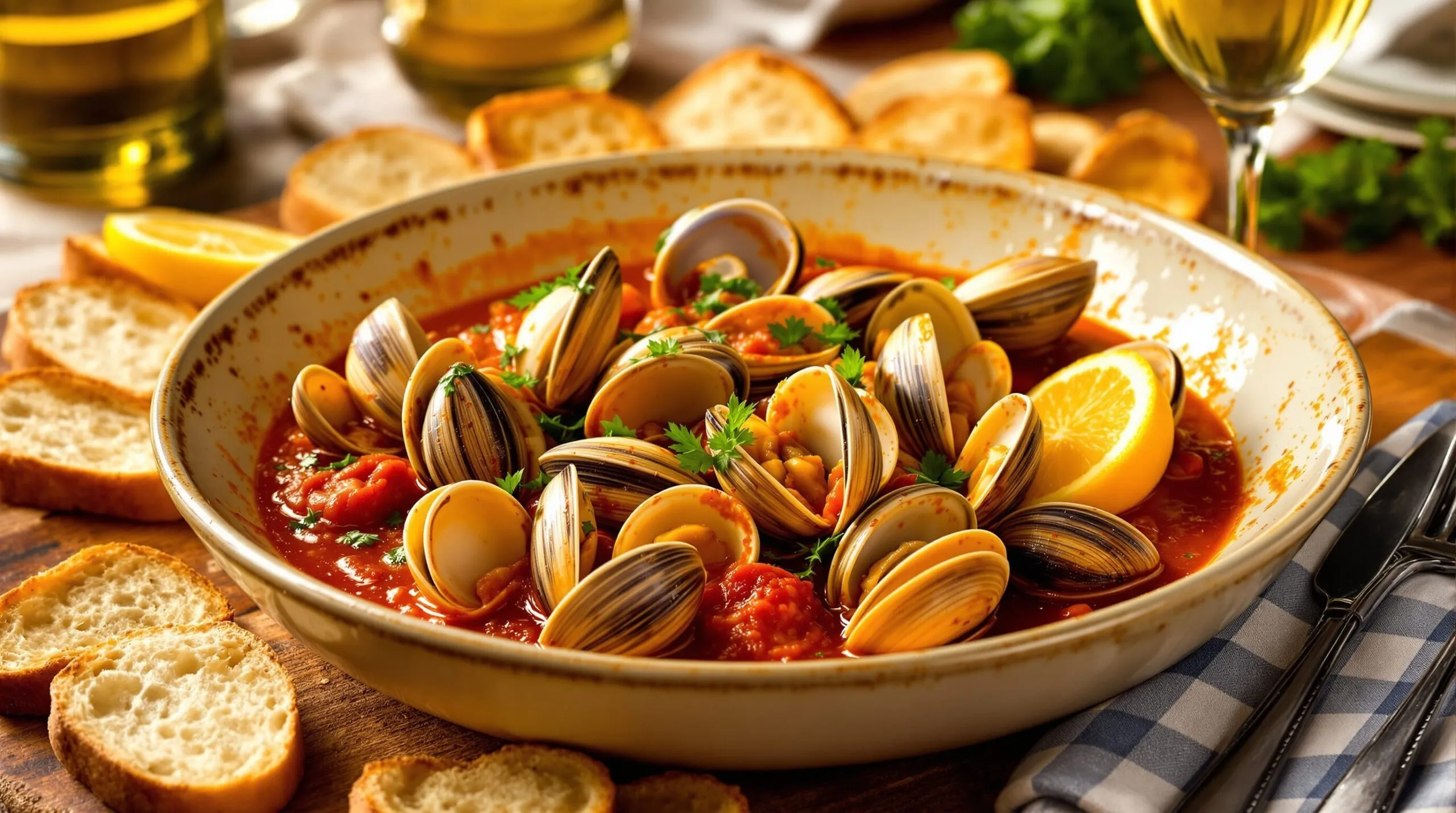 Almejas a la marinera: el método tradicional para un plato perfecto