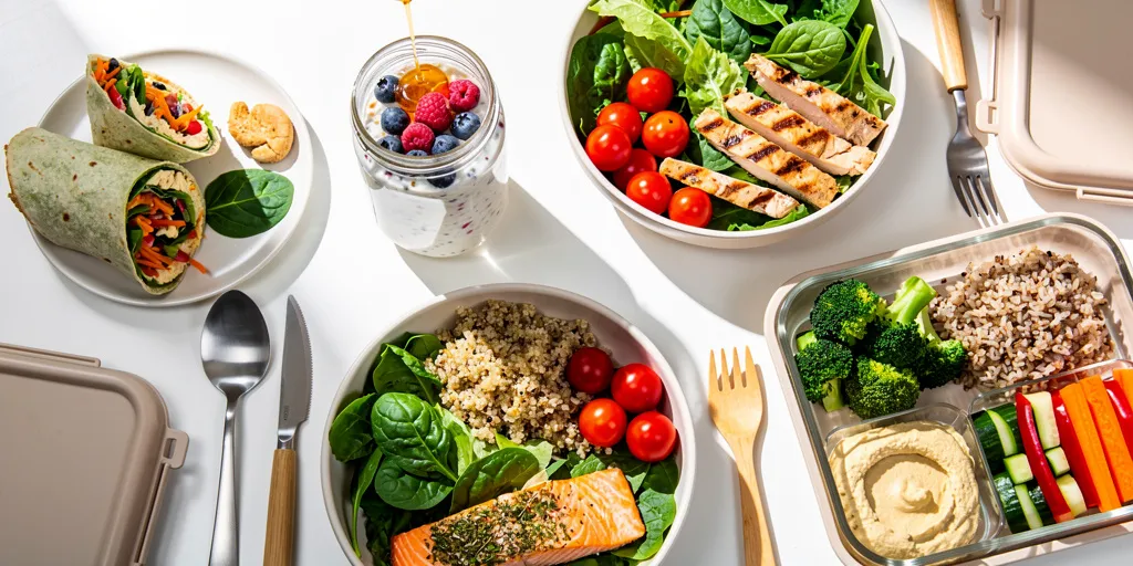 Almuerzos saludables: 12 opciones rápidas y nutritivas para cada día